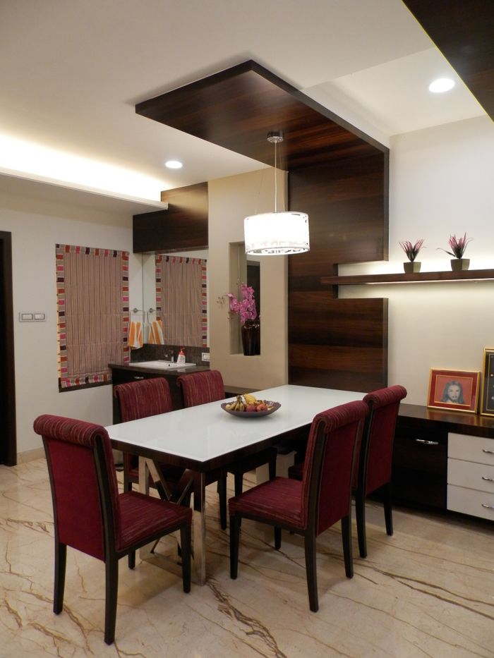 gallery-2 Contemporary dining room with sleek furniture and stylish decor. Ideal for interior design inspiration.